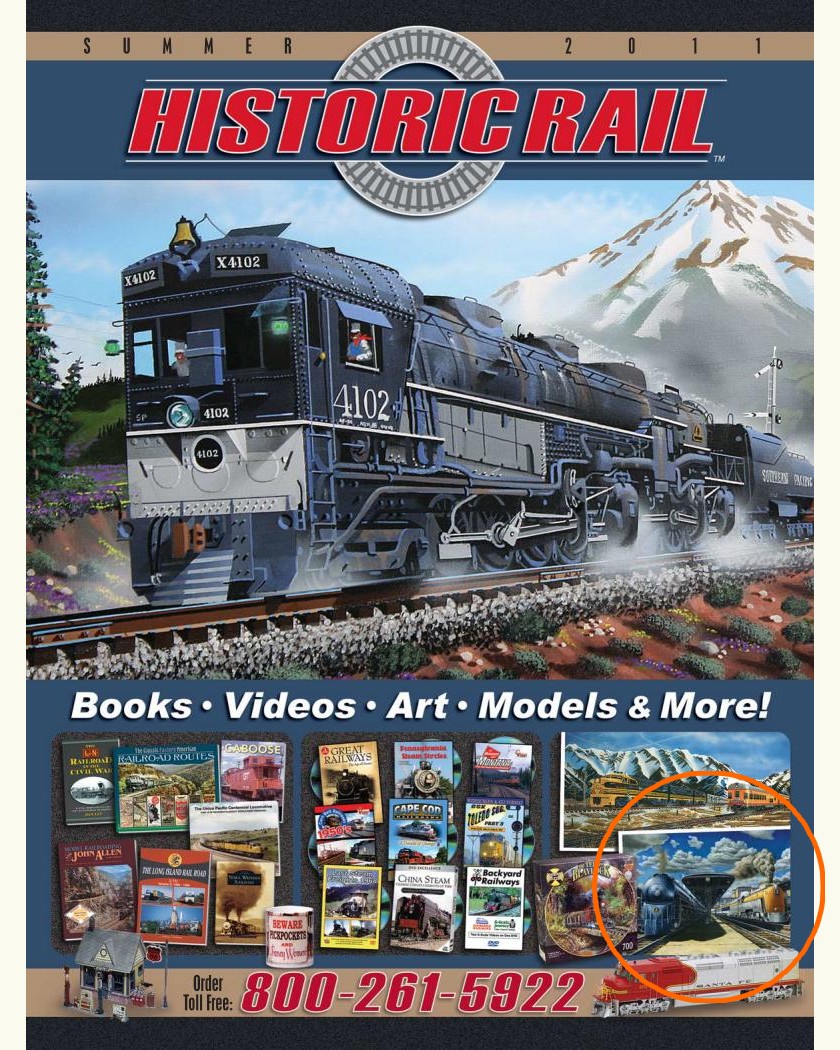 Founding Fathers on Front Cover of Historic Rail